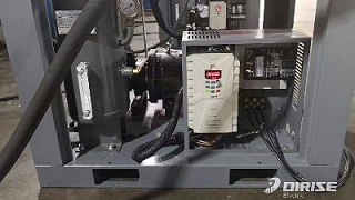 深圳德瑞斯空压机ES120K变频器应用案例